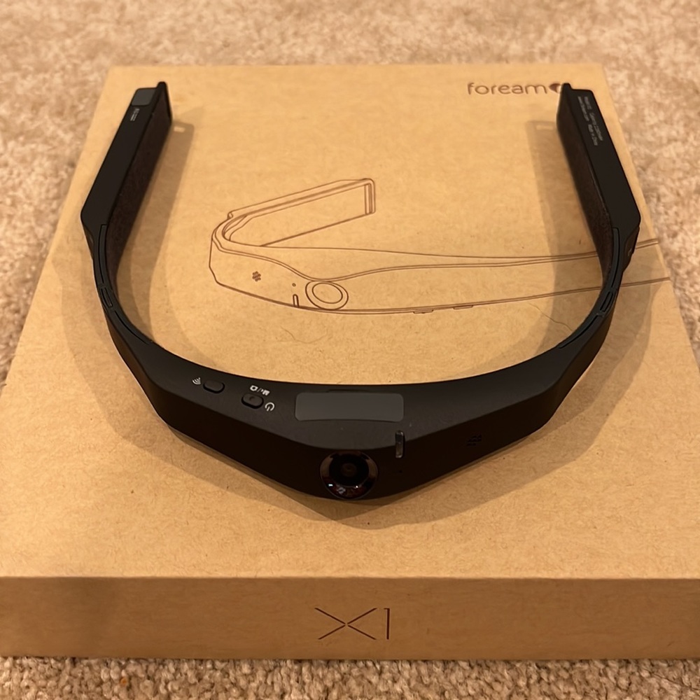 Foream X1 is a headband shaped camera